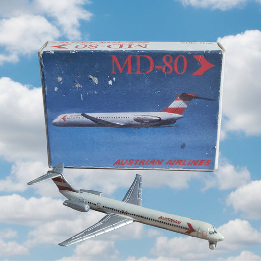 Schabak 1:600 MD-80 Austrian Airlines diecast plane WB 5018 good boxed