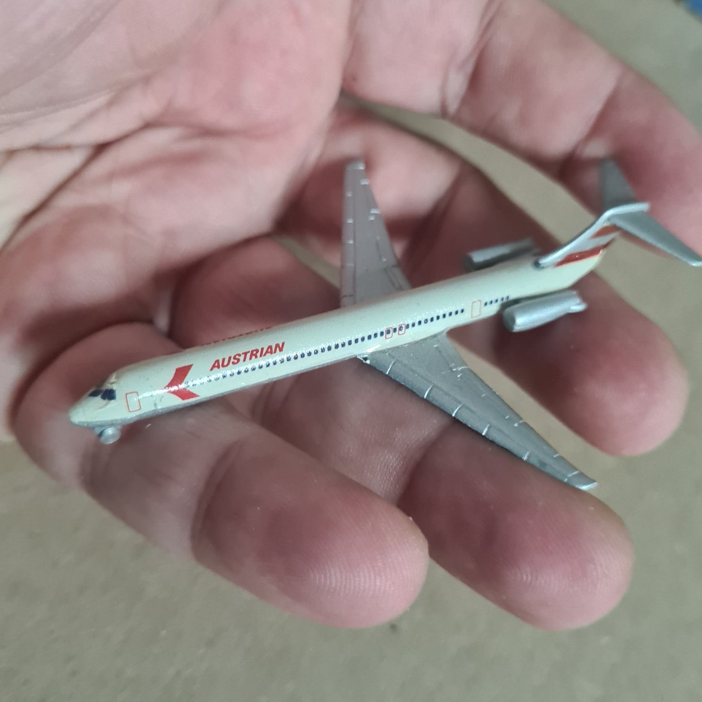 Schabak 1:600 MD-80 Austrian Airlines diecast plane WB 5018 good boxed