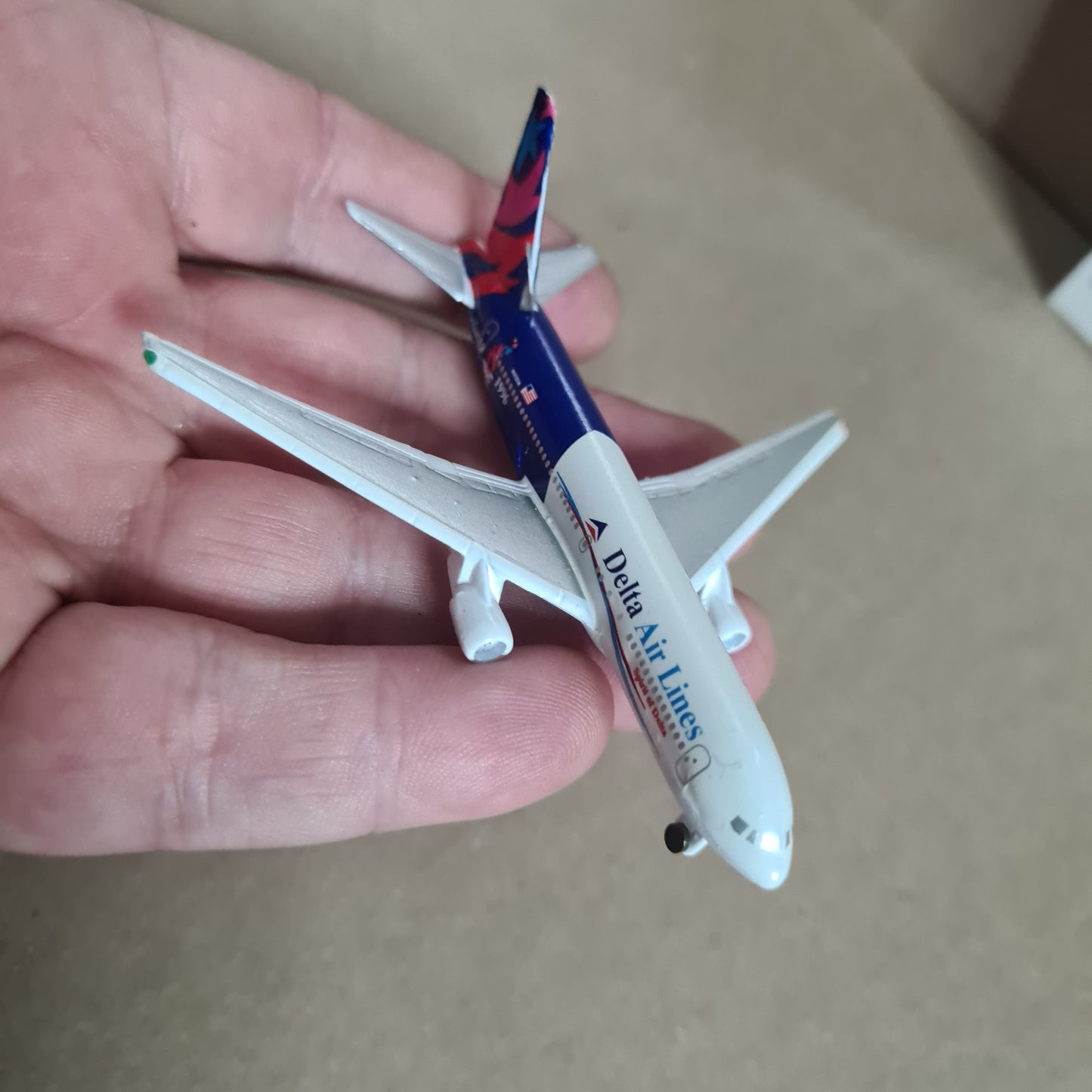 Schabak 1:600 Boeing 767-200 Delta Air Lines Atlanta 1996 diecast plane 907/21 VGC boxed