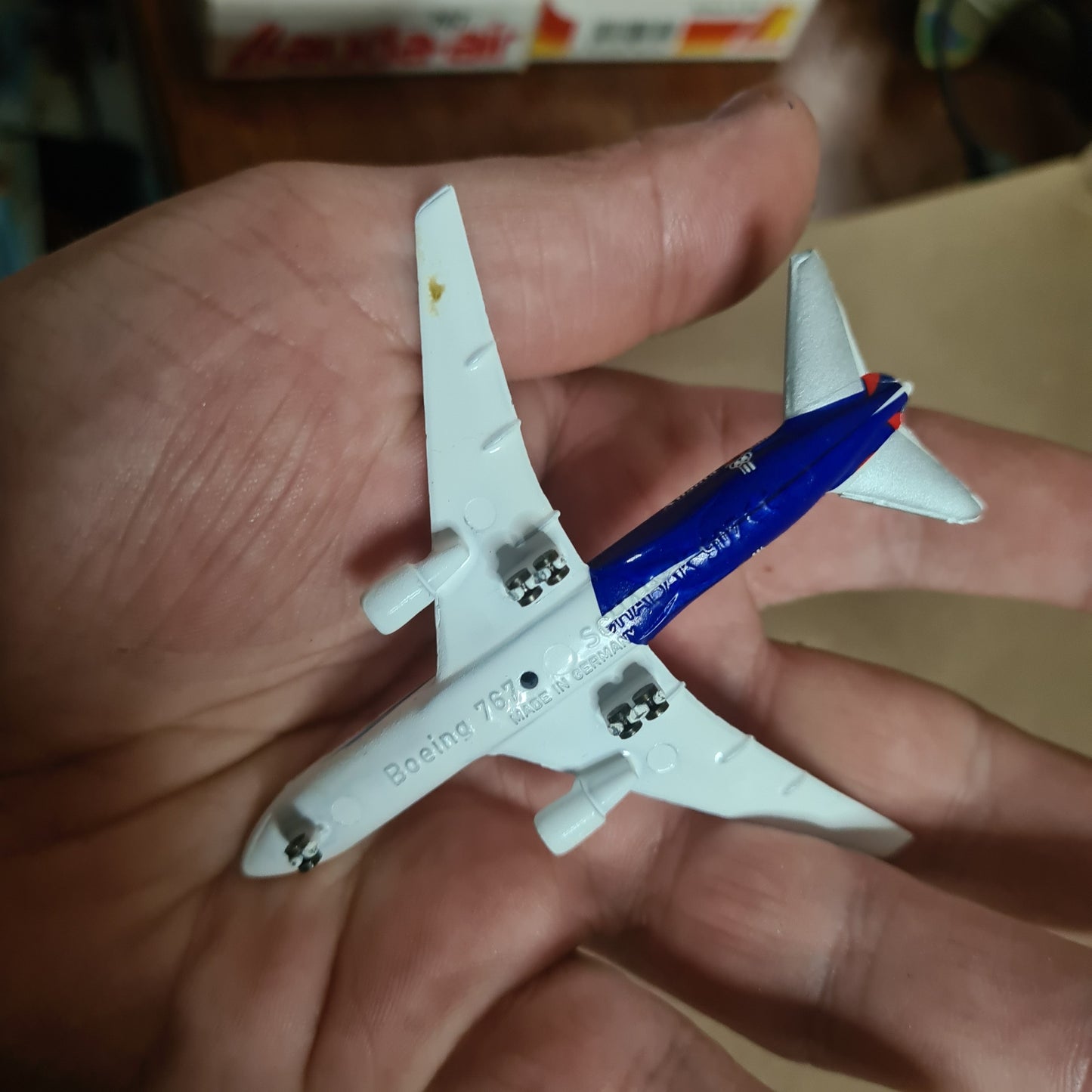 Schabak 1:600 Boeing 767-200 Delta Air Lines Atlanta 1996 diecast plane 907/21 VGC boxed