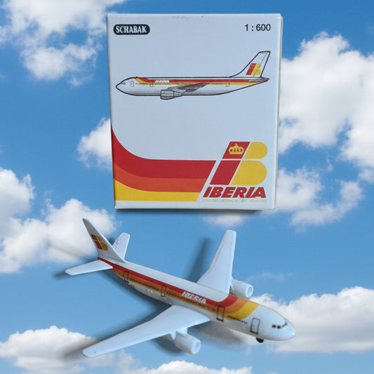 Schabak 1:600 Airbus A-300 Iberia diecast plane 903/20 VGC boxed