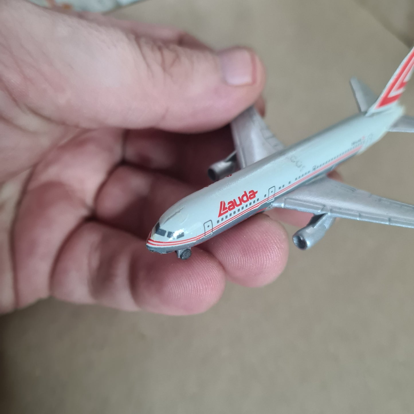 Schabak 1:600 Boeing 767 Lauda Air diecast plane 907/56 fair good boxed
