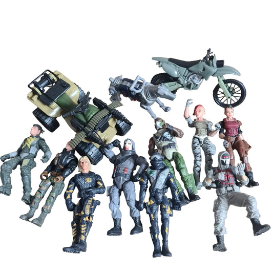 Lanard the Corps GI JOE Style action figures pretty cool bundle 