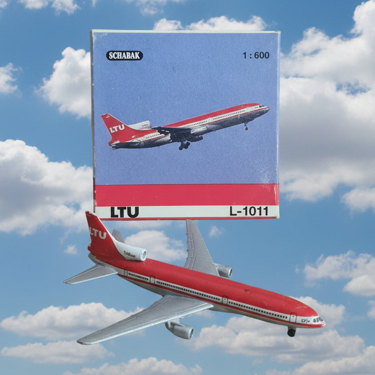 Schabak 1:600 Tristar L-1011  LTU diecast plane 909/30 Good boxed
