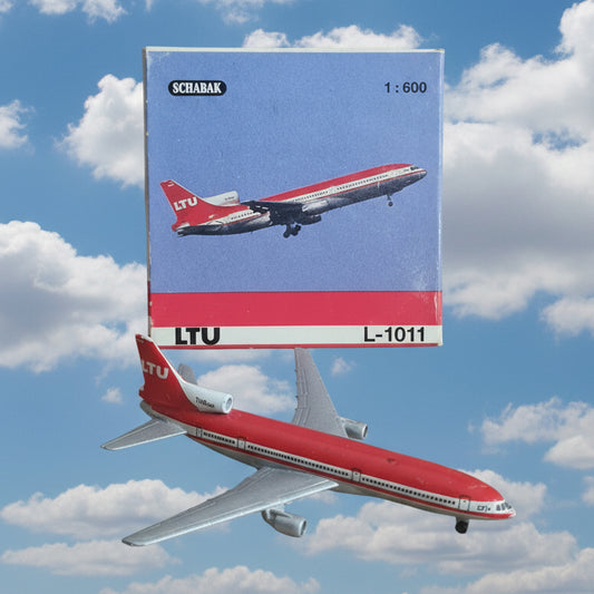 Schabak 1:600 Tristar L-1011  LTU diecast plane 909/30 Good boxed