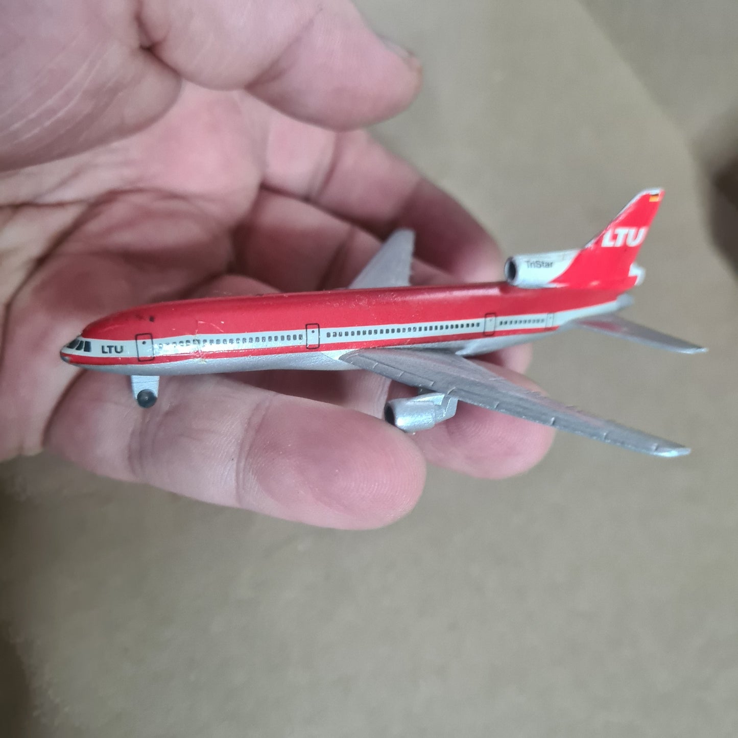 Schabak 1:600 Tristar L-1011  LTU diecast plane 909/30 Good boxed