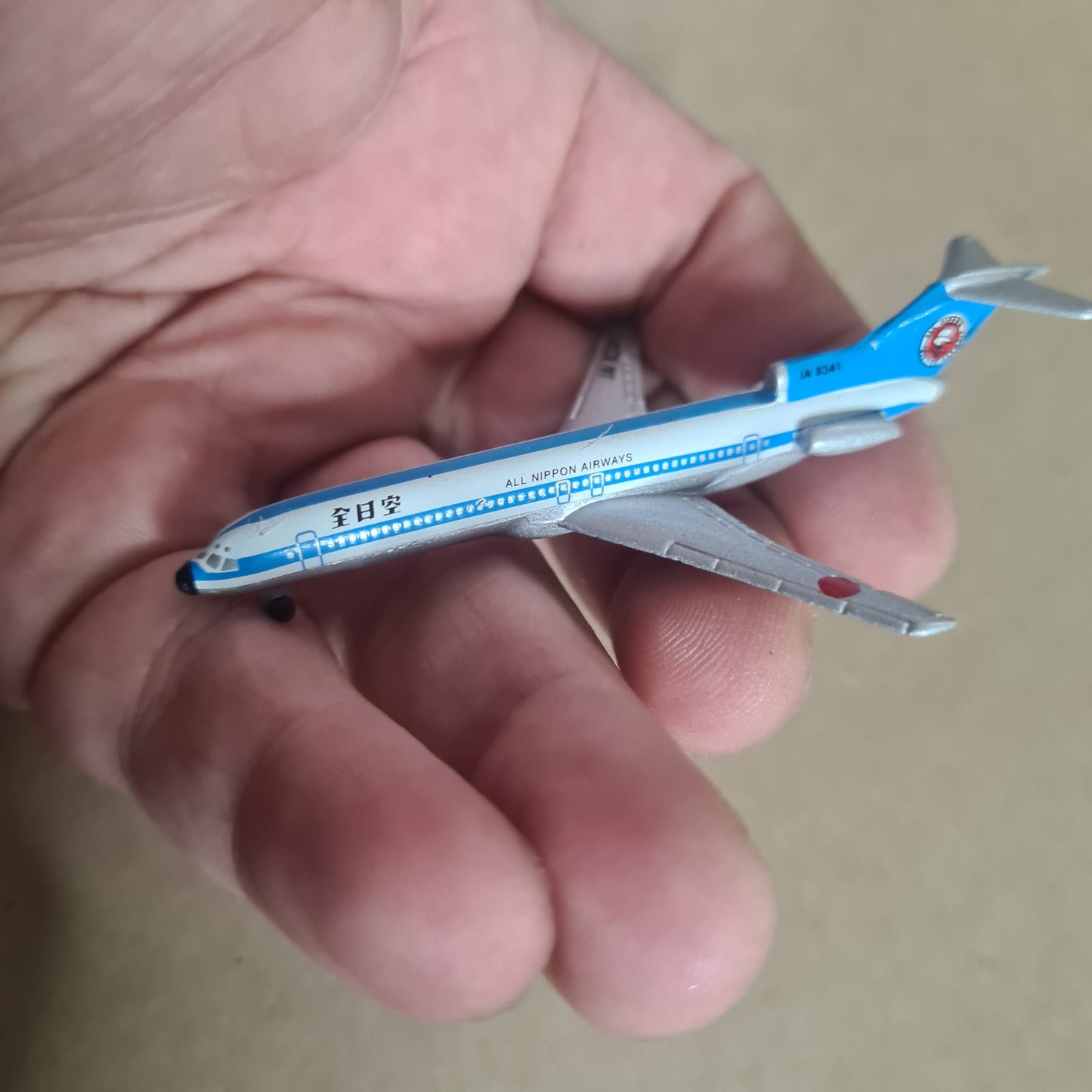 Schabak 1:600 Boeing 727 ANA All Nippon Airways diecast plane 906/88 Very Good boxed