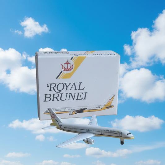 Schabak 1:600 Boeing 757 Royal Brunei diecast plane 908/133 VGC  boxed