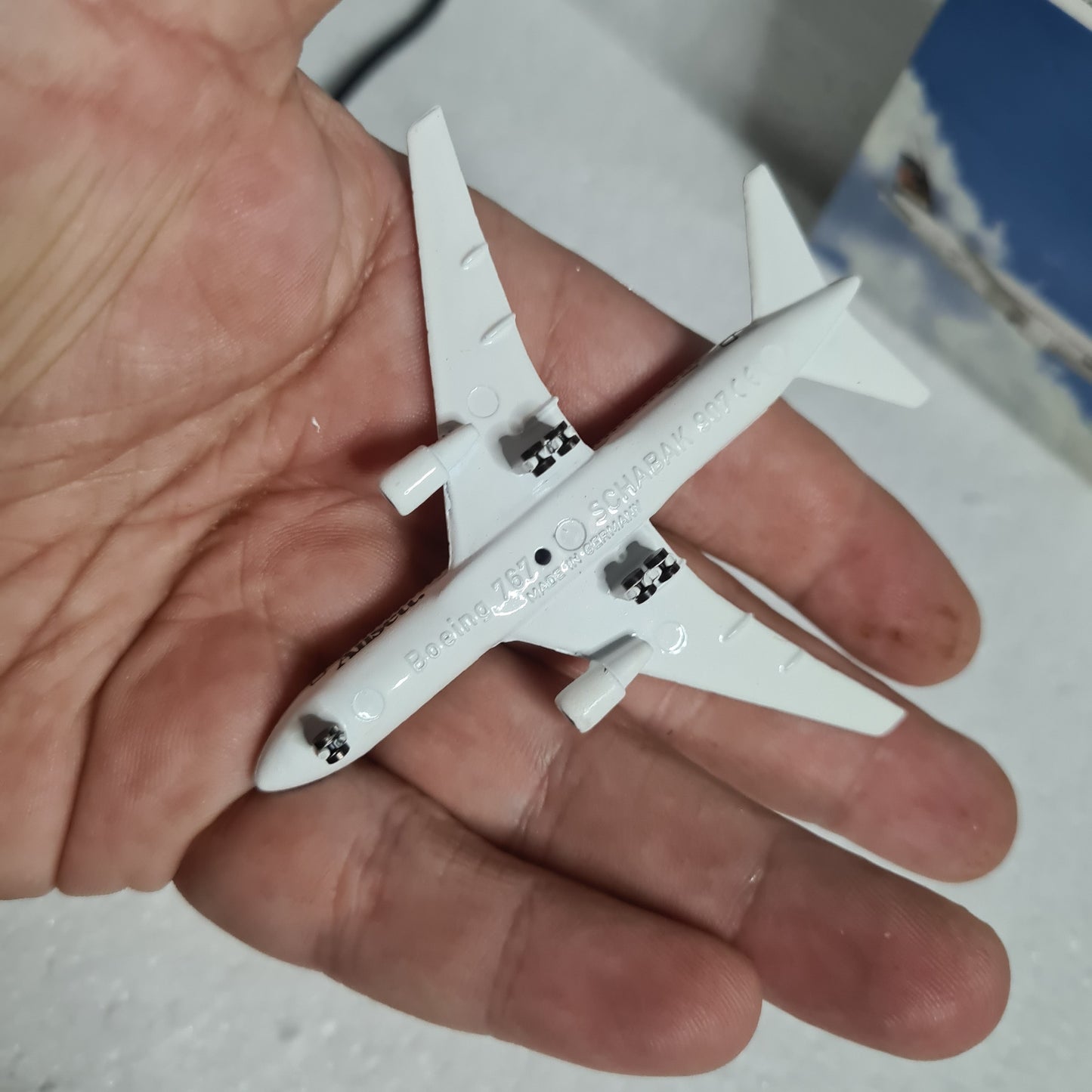 Schabak 1:600 Boeing 767 Ansett  diecast plane 907/67 VGC  boxed