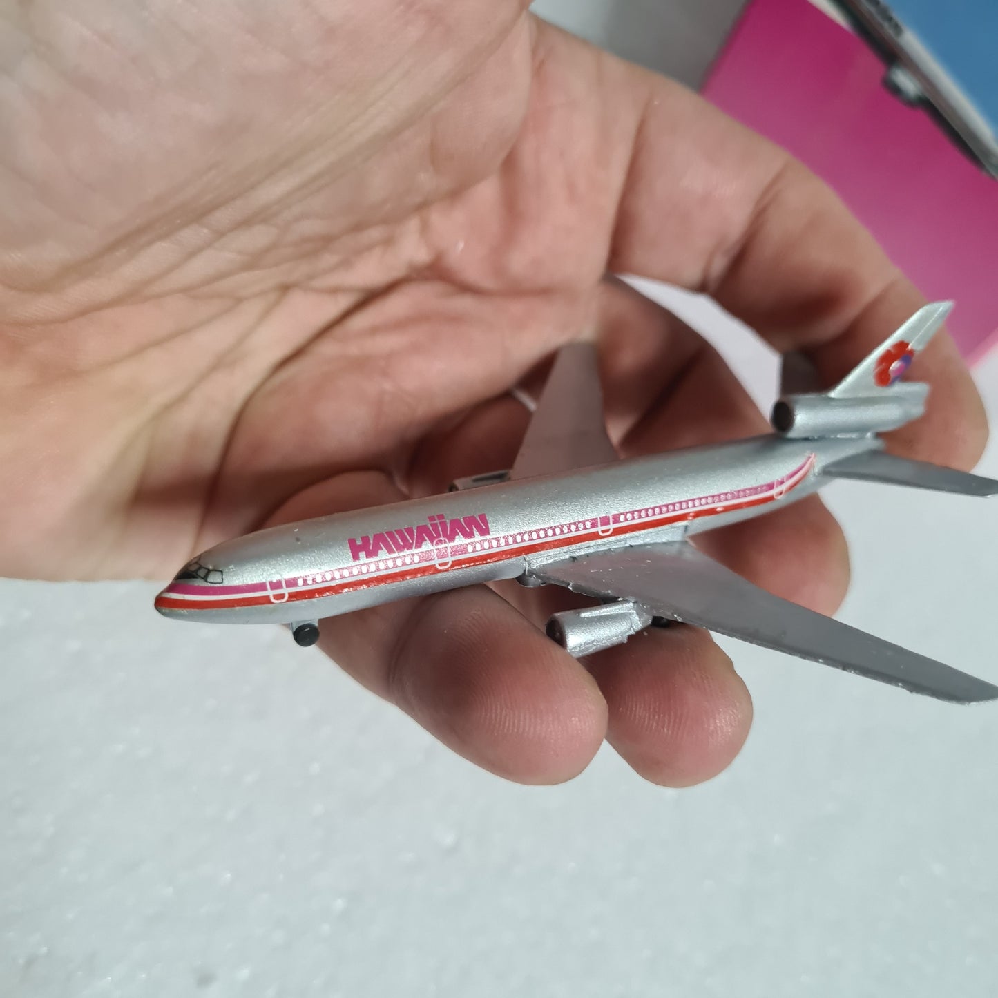 Schabak 1:600 DC-10 Hawaiian Airlines diecast plane 902/121 VGC  boxed