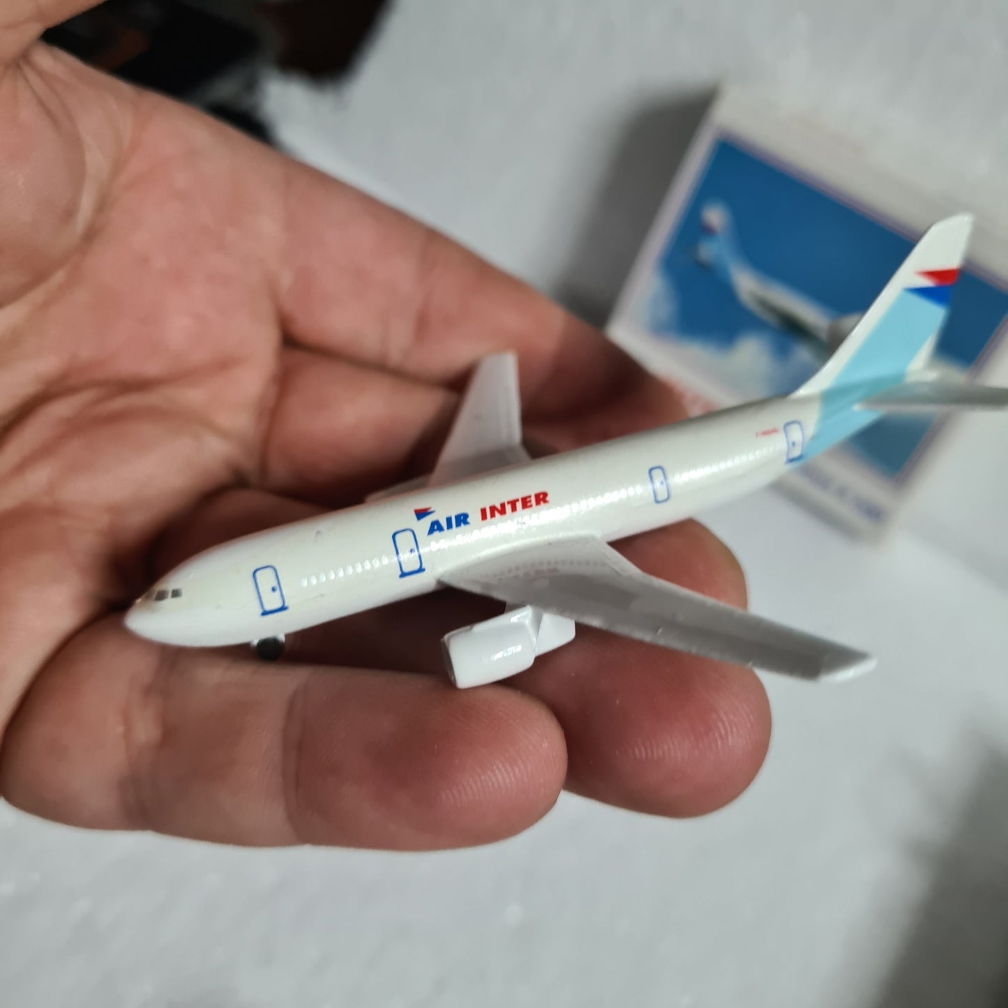 Schabak 1:600 Airbus A-300 Air Inter diecast plane 903/137 VGC  boxed