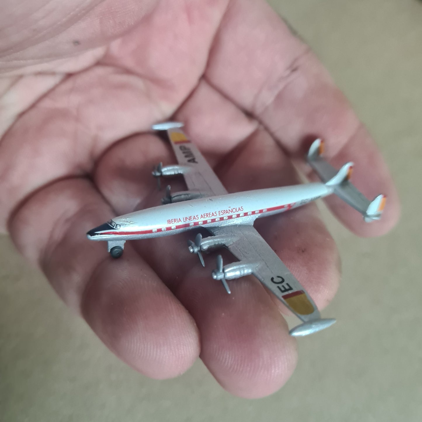 Schabak 1:600 L-1049 Super G diecast plane 934/20 good-very good  boxed