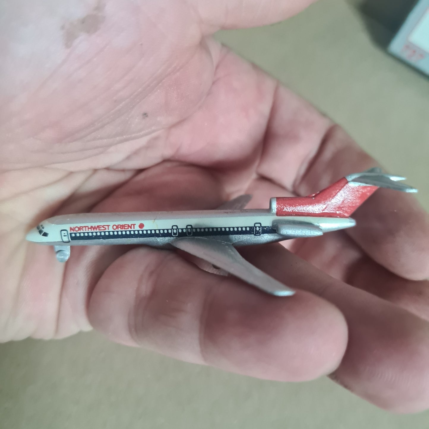 Schabak 1:600 Boeing 727 Northwest Orient  diecast plane 906/37 VGC  boxed