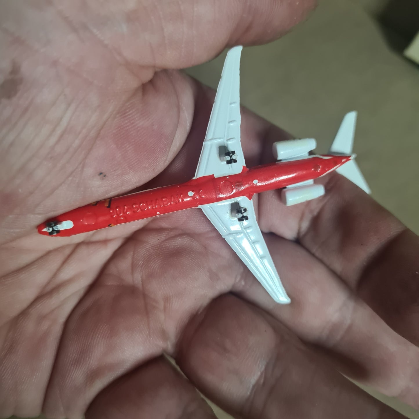 Schabak 1:600 MD-80 Alitalia Mcdonalds  diecast plane 904/15md VGC  boxed