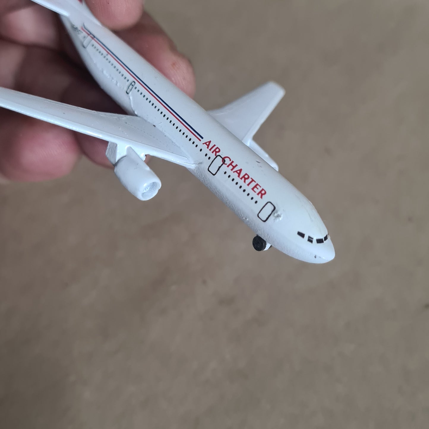 Schabak 1:600 Airbus A-300 Air Charter diecast plane 903/132 VGC boxed