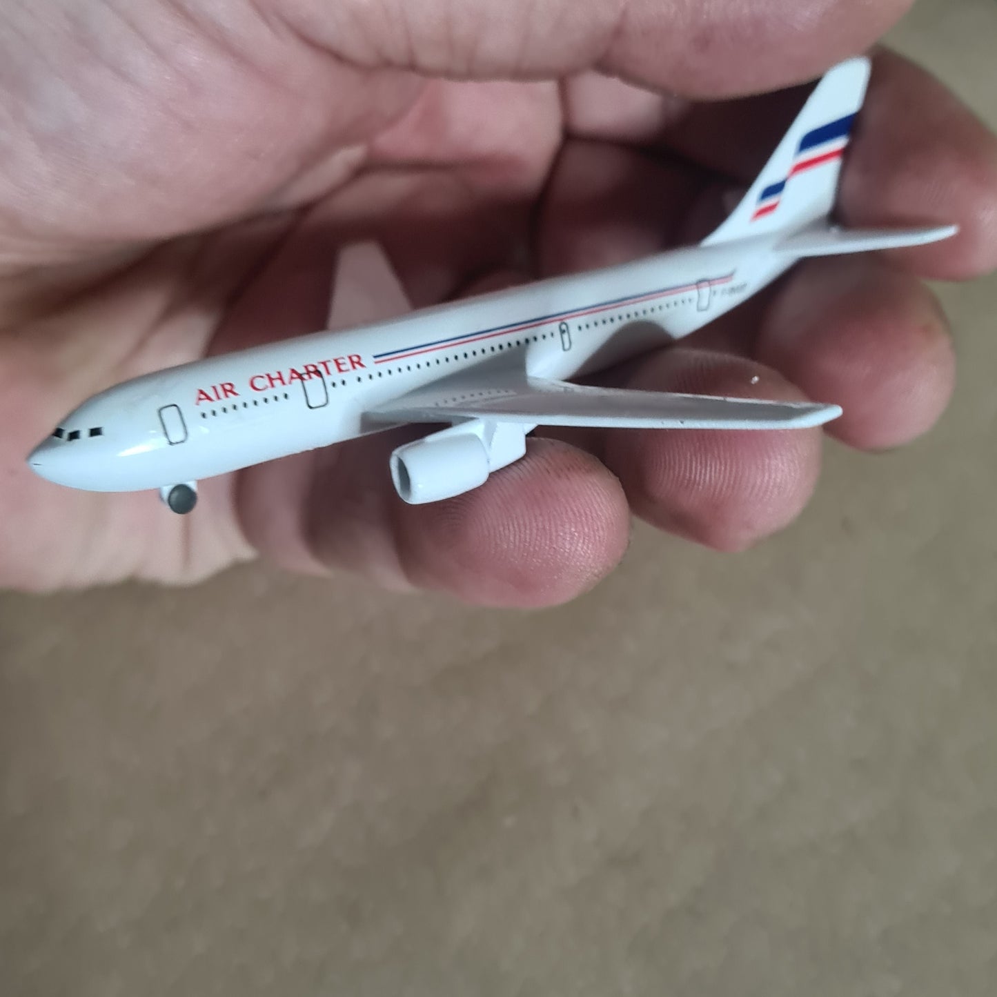Schabak 1:600 Airbus A-300 Air Charter diecast plane 903/132 VGC boxed