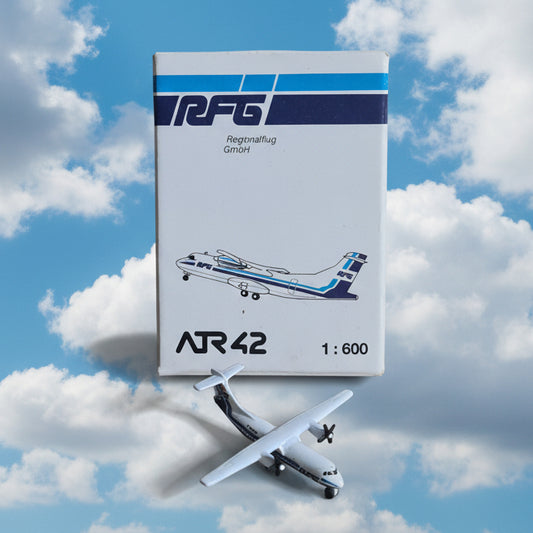 Schabak 1:600 ATR 42 RFG diecast plane 929/92 Good boxed