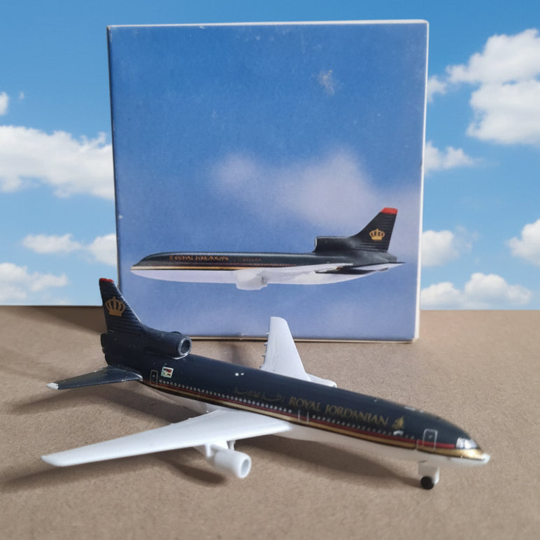 Schabak 1:600 L-1011 Royal Jordanian diecast plane 909/38 Good boxed
