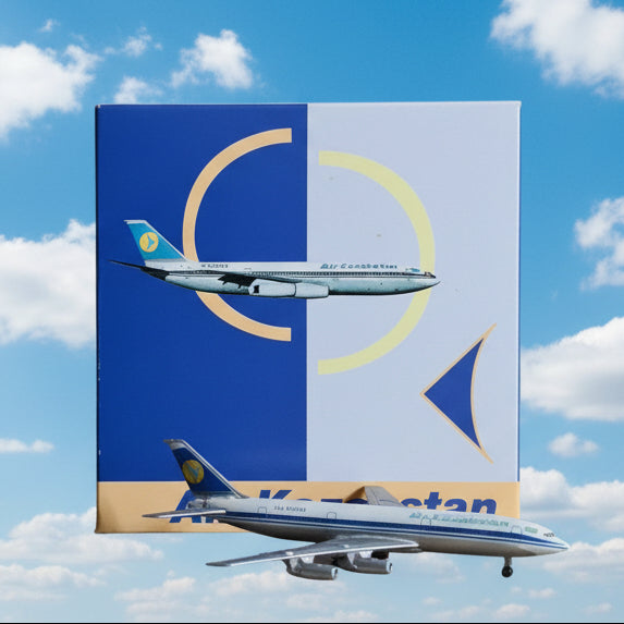 Schabak 1:600 ILYUSHIN IL-86 Air Kazakstan diecast plane 953/207 Good boxed