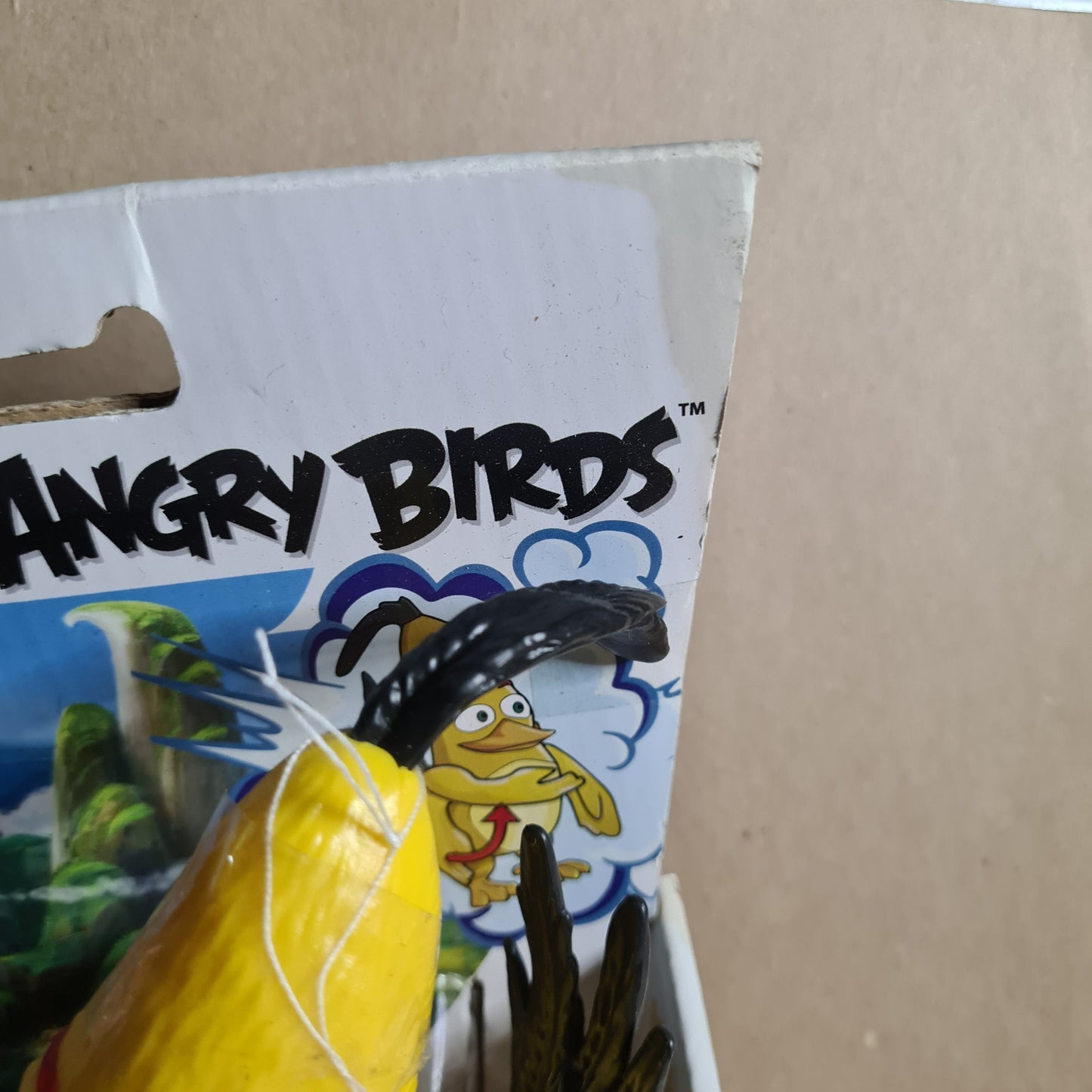 Angry Birds Fast Talking Chuck Action figure boxed 2015 Rovio