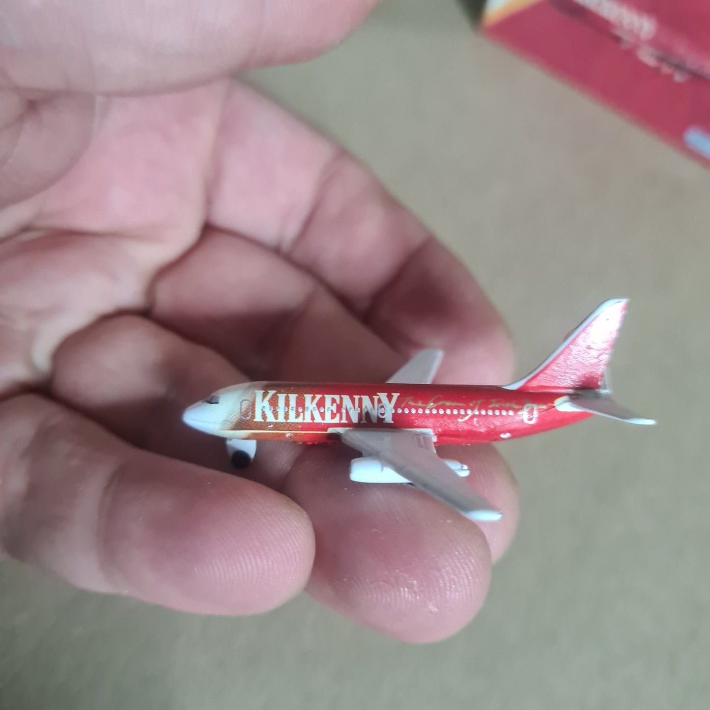 Schabak 1:600 Boeing 737-200 RyanAir Kilkenny  German made diecast plane 905/198k VGC boxed