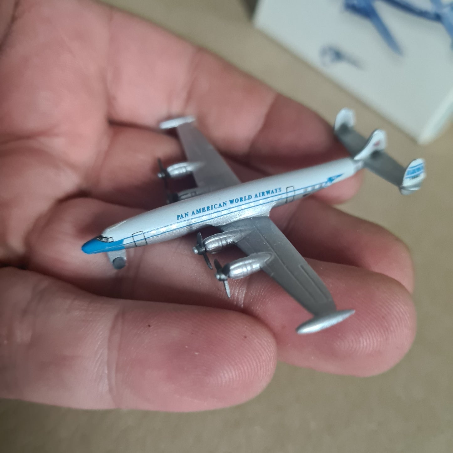 Schabak 1:600 L-1049G PAN-AM  German made Classic diecast plane 934/7 good +  boxed