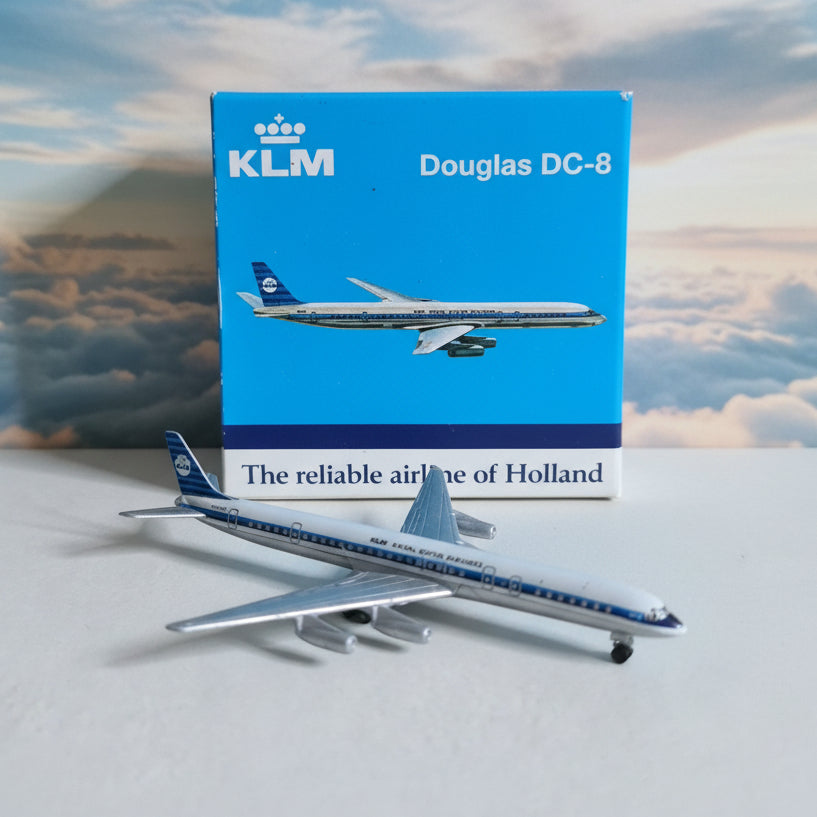 Schabak 1:600 Douglas DC-8 KLM diecast plane 922/5 good  boxed
