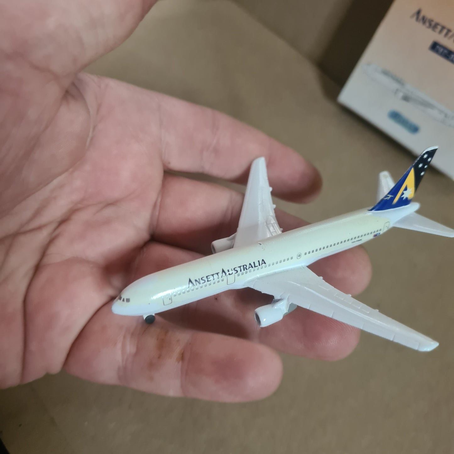 Schabak 1:600 Boeing 767-300 Ansett Australia diecast plane 927/67 good boxed