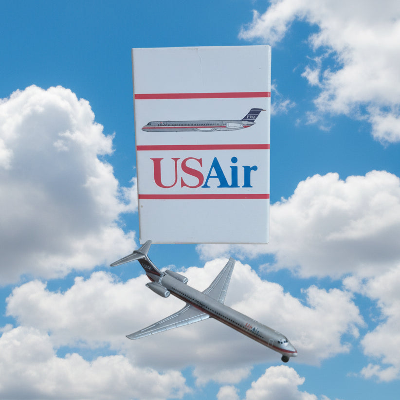 Schabak 1:600 MD-80 US AIR USAIR diecast plane 904/99 VGC boxed