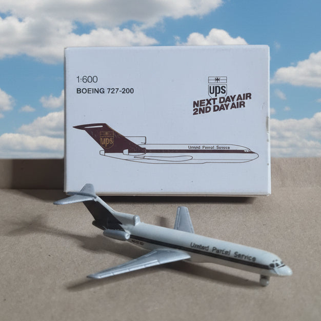 Schabak 1:600 Boeing 727-200 UPS United parcel service diecast plane 906/42 good  boxed