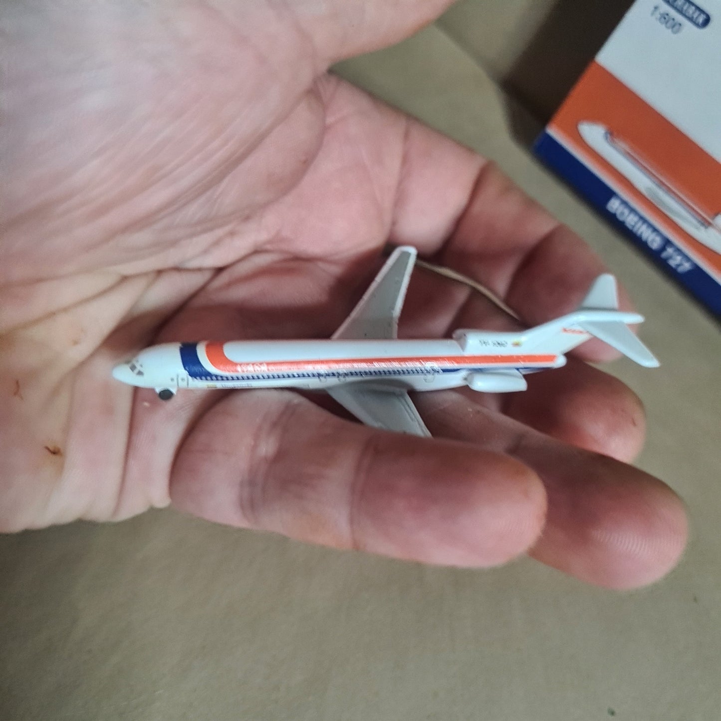 Schabak 1:600 Boeing 727 Viasa diecast plane 906/78 VGC  boxed