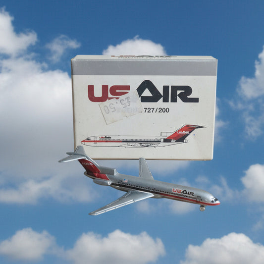 Schabak 1:600 Boeing 727-200 US AIR  diecast plane 906/99 VGC boxed