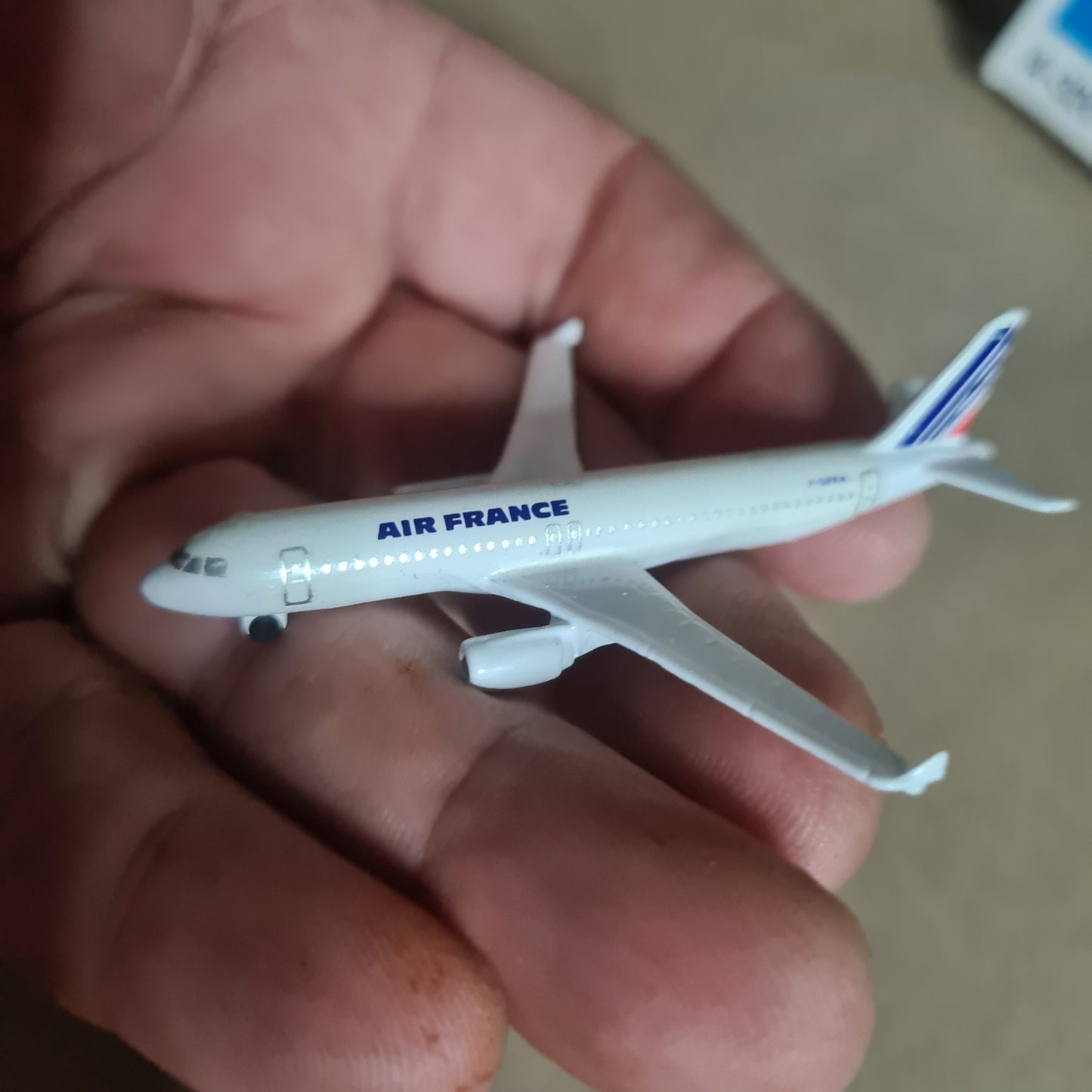 Schabak 1:600 Airbus A-320 Air France diecast plane 926/3 VGC boxed