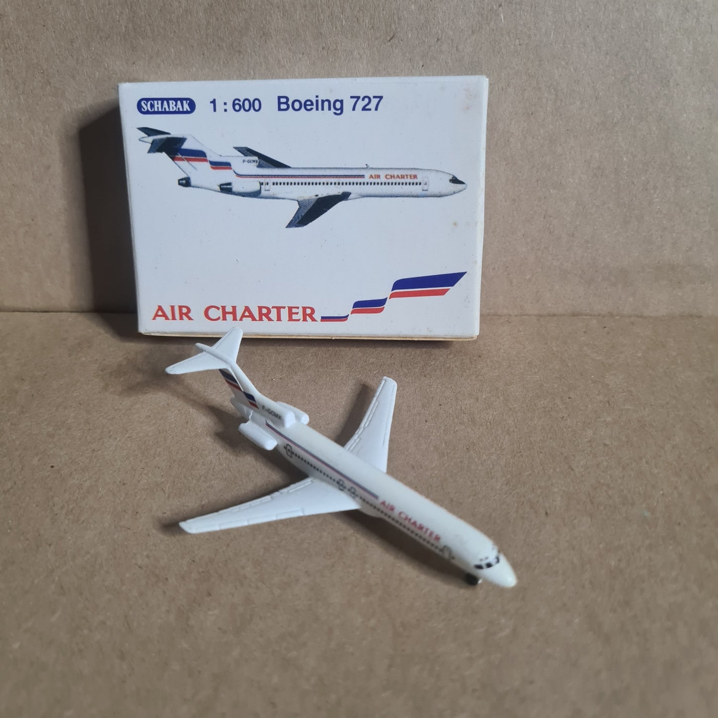 Schabak 1:600 Boeing 727 Air Charter model plane 906/132 good+ boxed