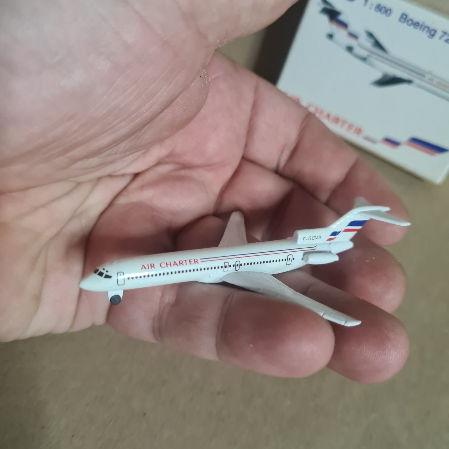Schabak 1:600 Boeing 727 Air Charter model plane 906/132 good+ boxed