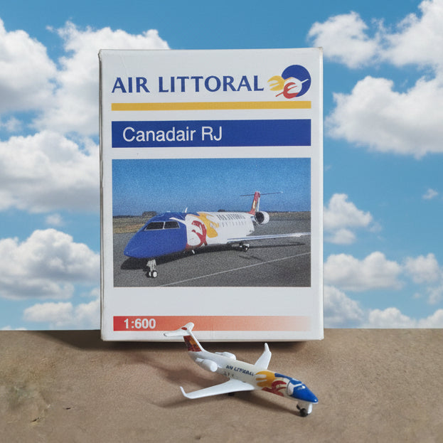 Schabak 1:600 Canadair RJ Air Littoral model plane 947/203 VGC  boxed