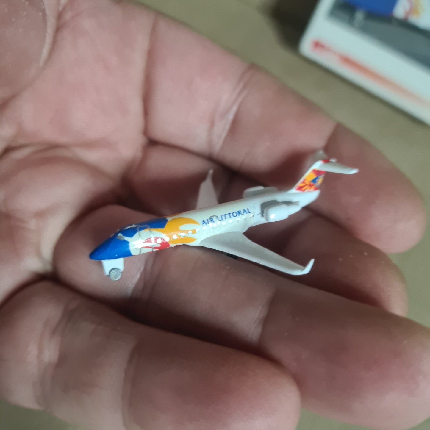 Schabak 1:600 Canadair RJ Air Littoral model plane 947/203 VGC  boxed