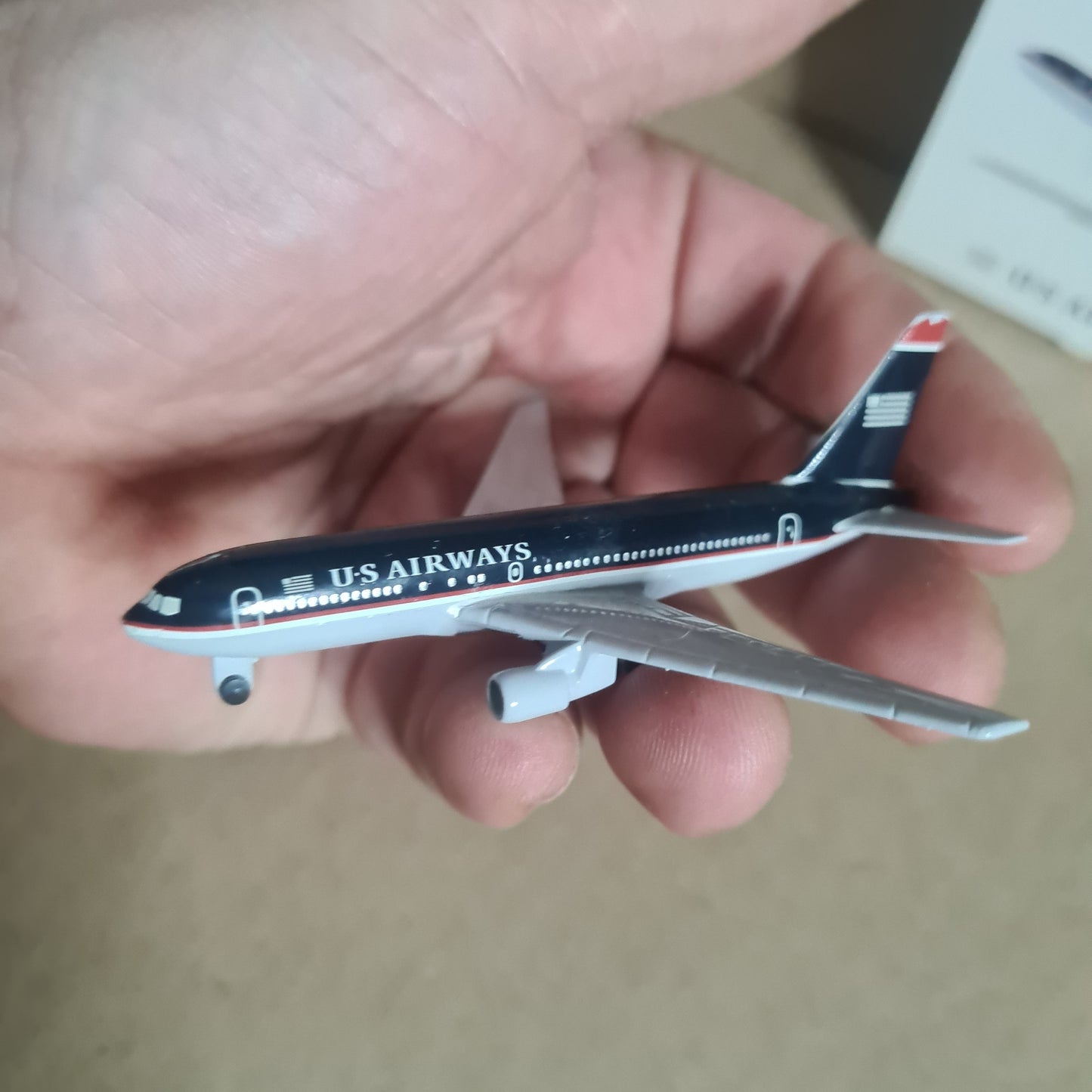 Schabak 1:600 Boeing 767 US Airways diecast model plane 907/99n good boxed