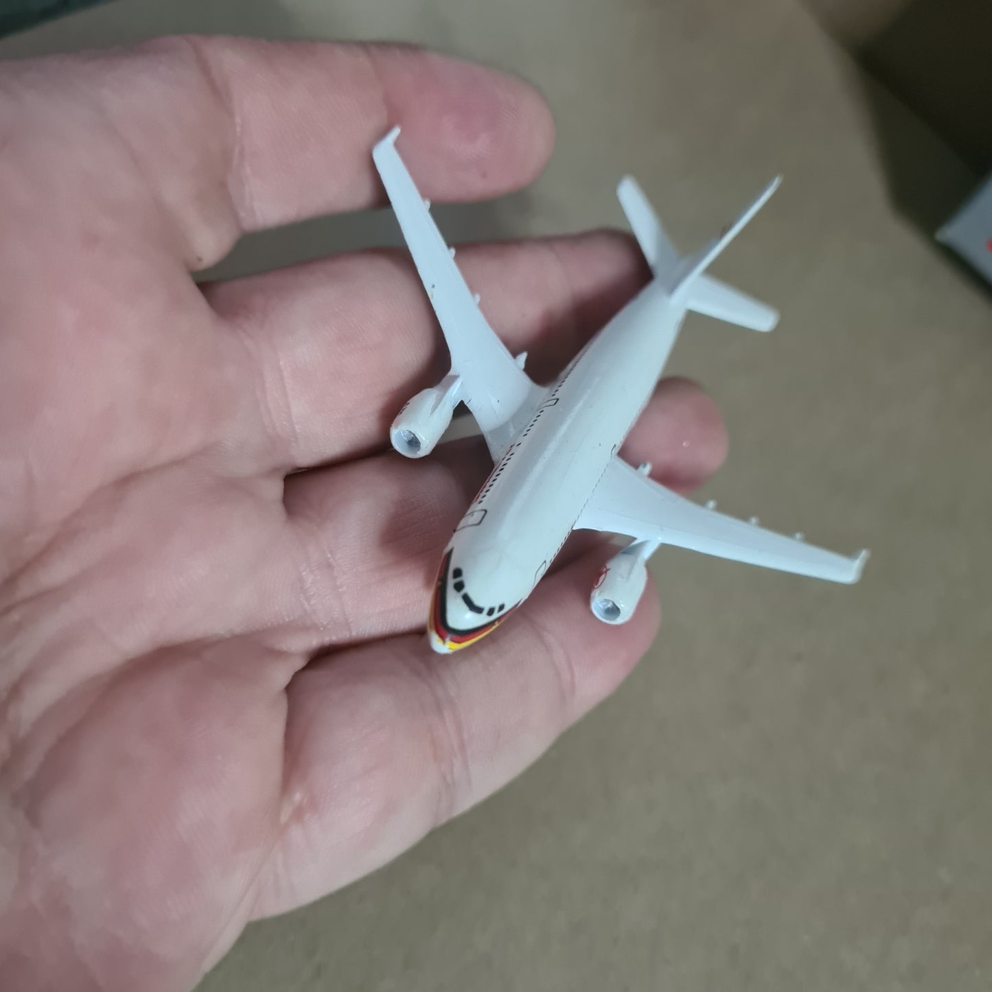Schabak 1:600 Airbus A-310 Interflug diecast model plane 923/110 good -vgc boxed