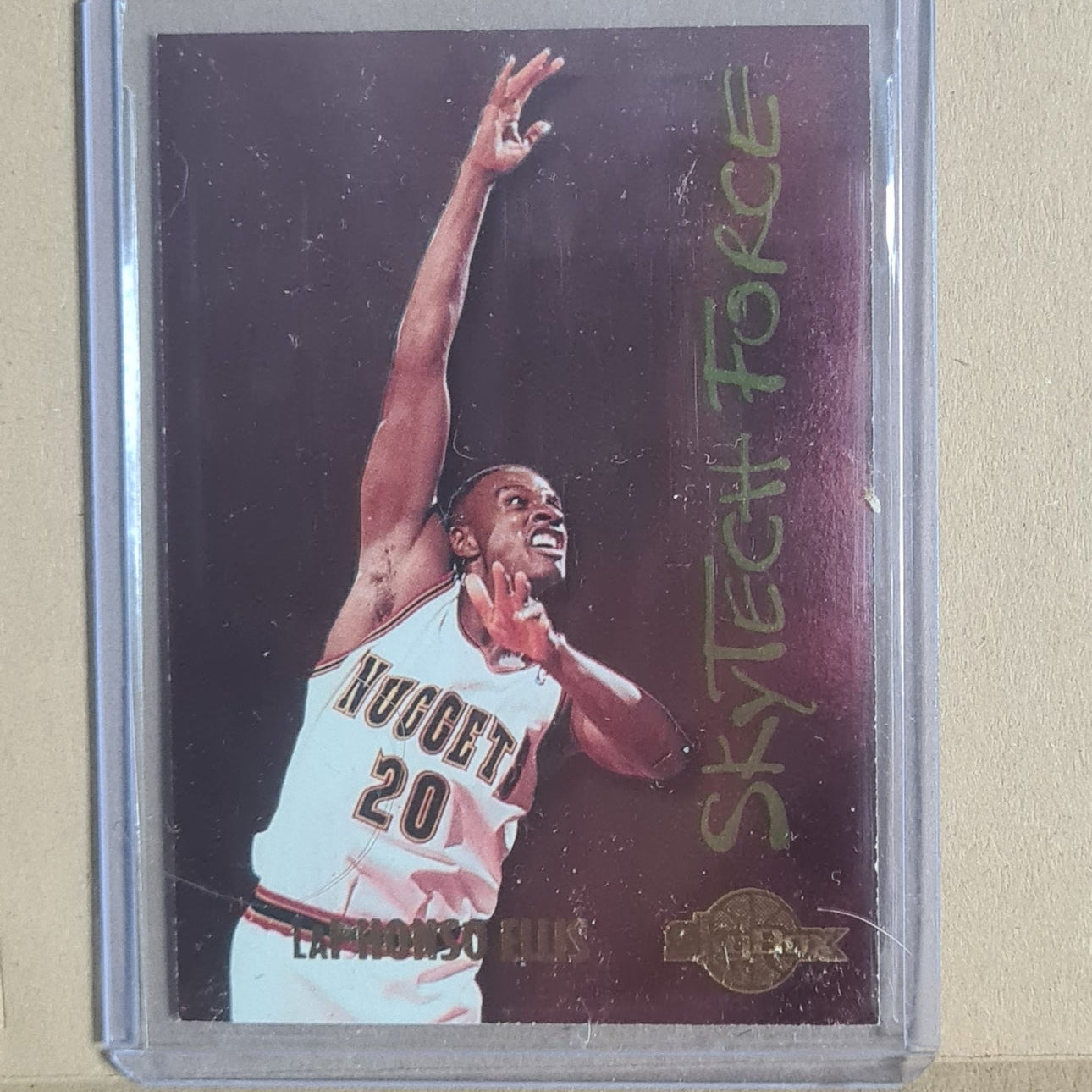 LaPhonso Ellis Skybox 1995 Skytech Force SF5   NBA Basketball Denver Nuggets VGC+ sleeved