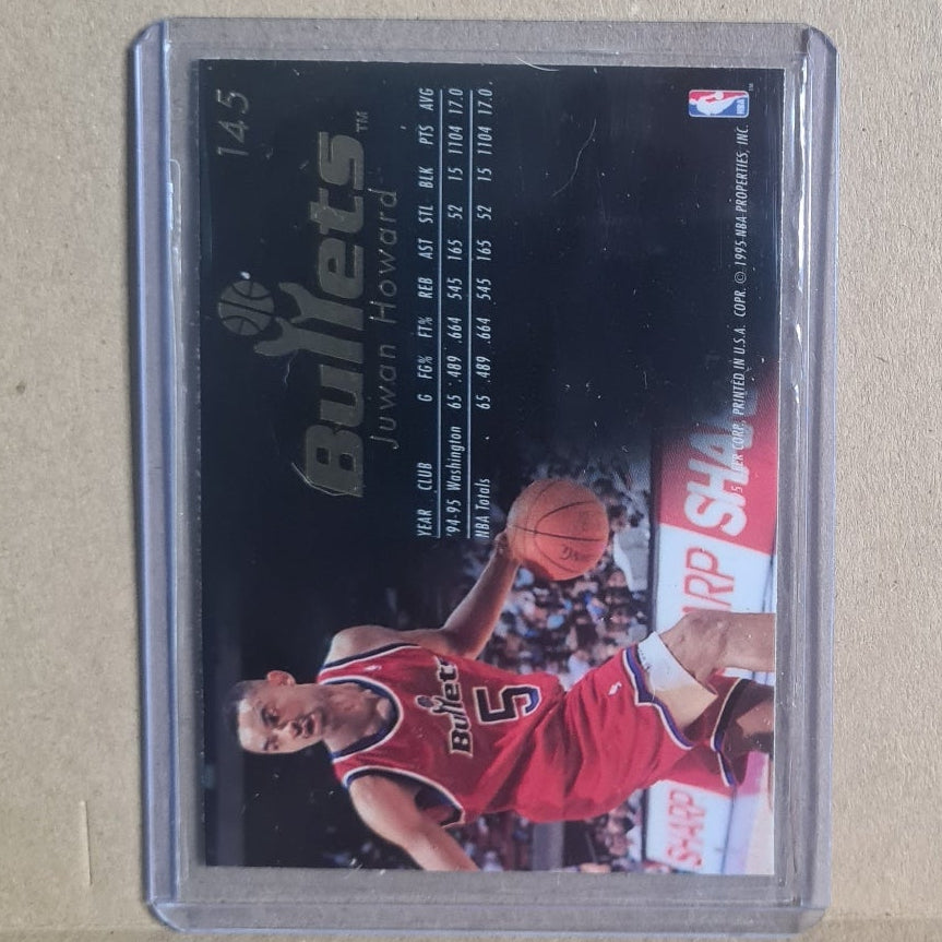 Juwan Howard 1995 Fleer Flair 95-96 #145 NBA Basketball Washington Bullets Ex- sleeved