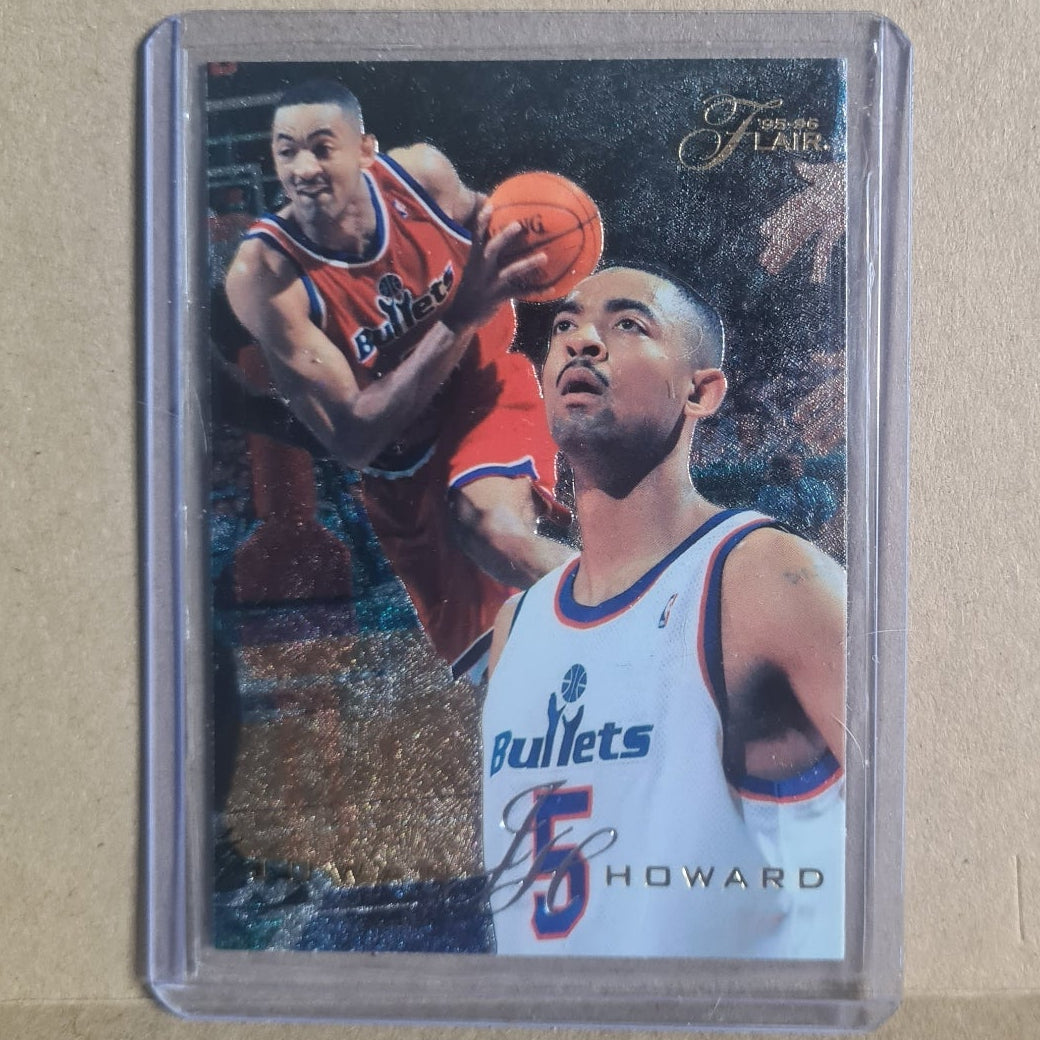 Juwan Howard 1995 Fleer Flair 95-96 #145 NBA Basketball Washington Bullets Ex- sleeved