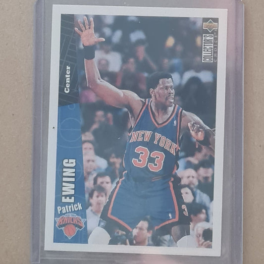 Patrick Ewing 1996 Upper-Deck collectors choice #290 NBA Basketball New York Knicks Excellent Sleeved