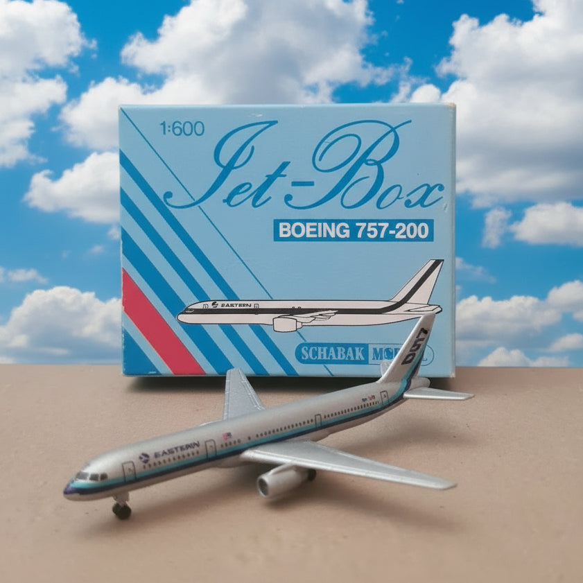 Schabak 1:600 Boeing 757-200 Eastern  German diecast plane 908/24 VGC Boxed