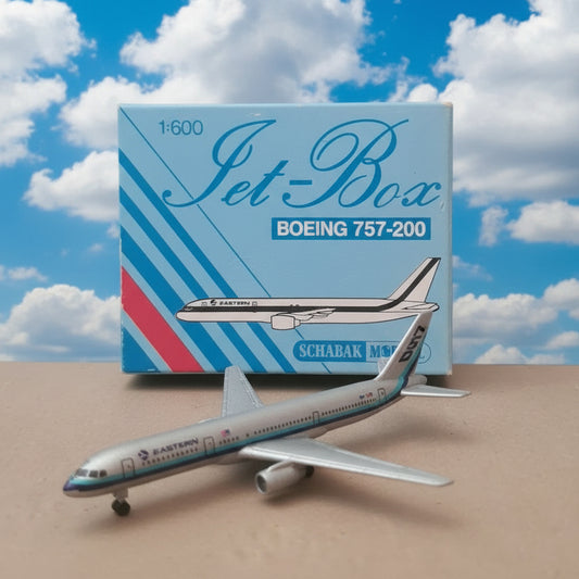 Schabak 1:600 Boeing 757-200 Eastern  German diecast plane 908/24 VGC Boxed