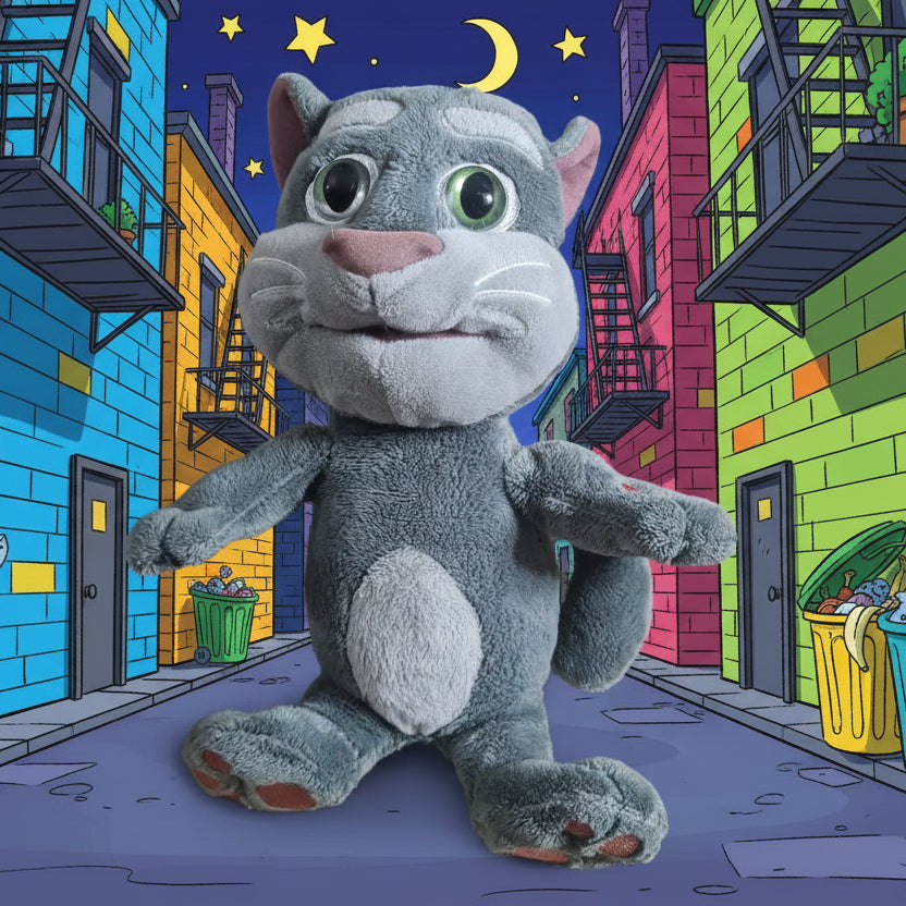 Talking Tom & Friends Dragon-i 2016 plush talking cat loose vgc 10 inches
