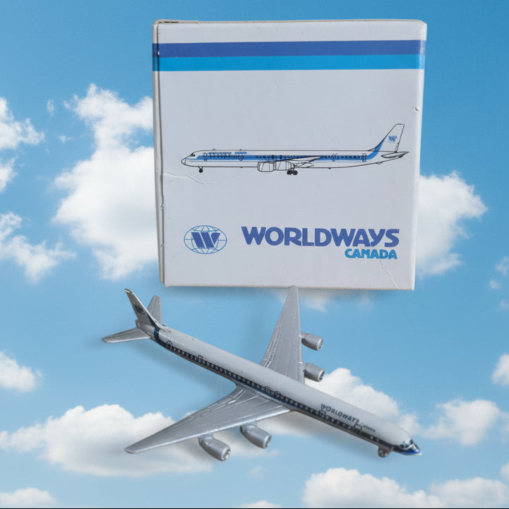 Schabak 1:600 Douglas DC-8 Worldways Canada diecast plane 922/71 Good Boxed