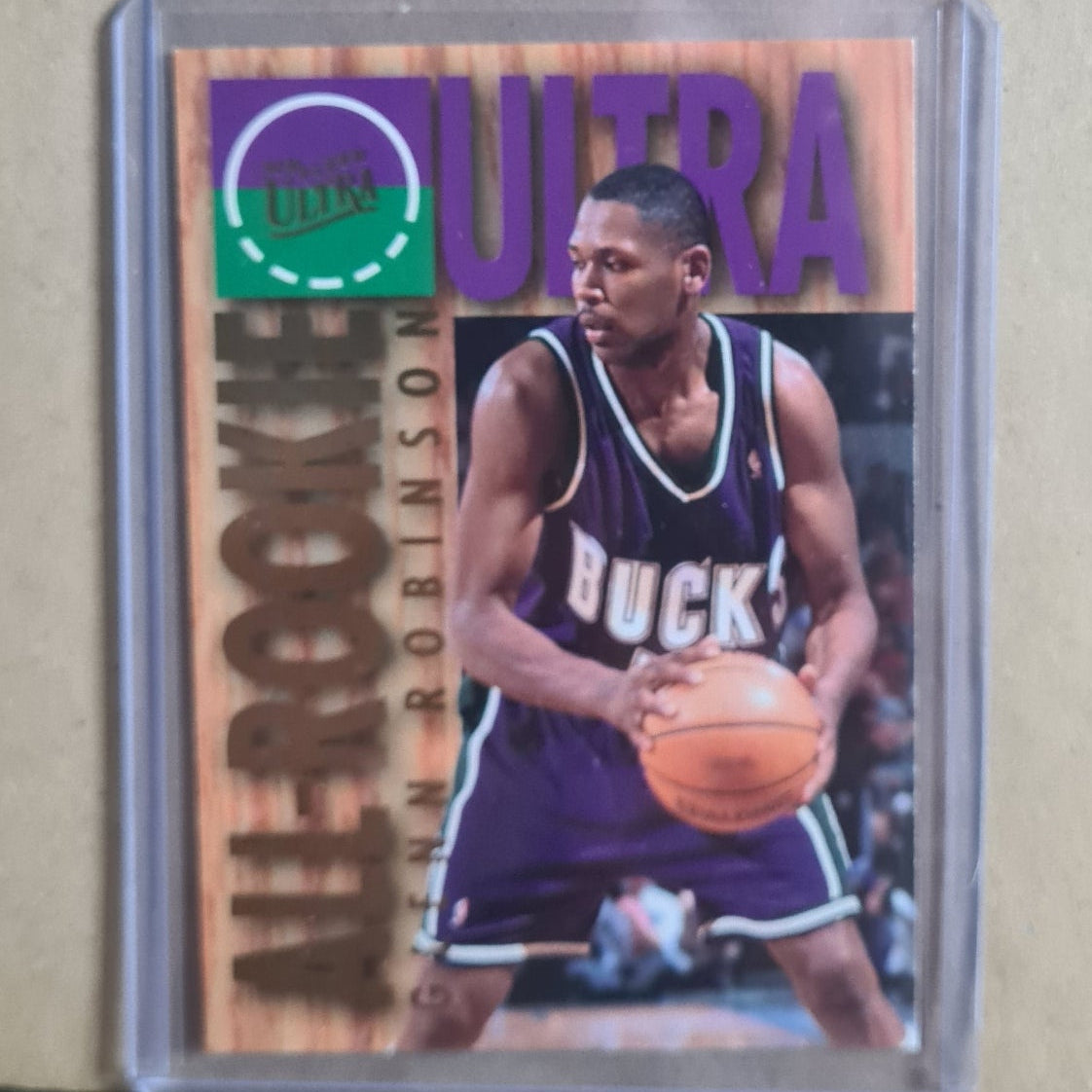 Glenn Robinson 1995 Fleer Ultra 94-95 All-Rookie RC 11 of 15 NBA Milwaukee Bucks Excellent 