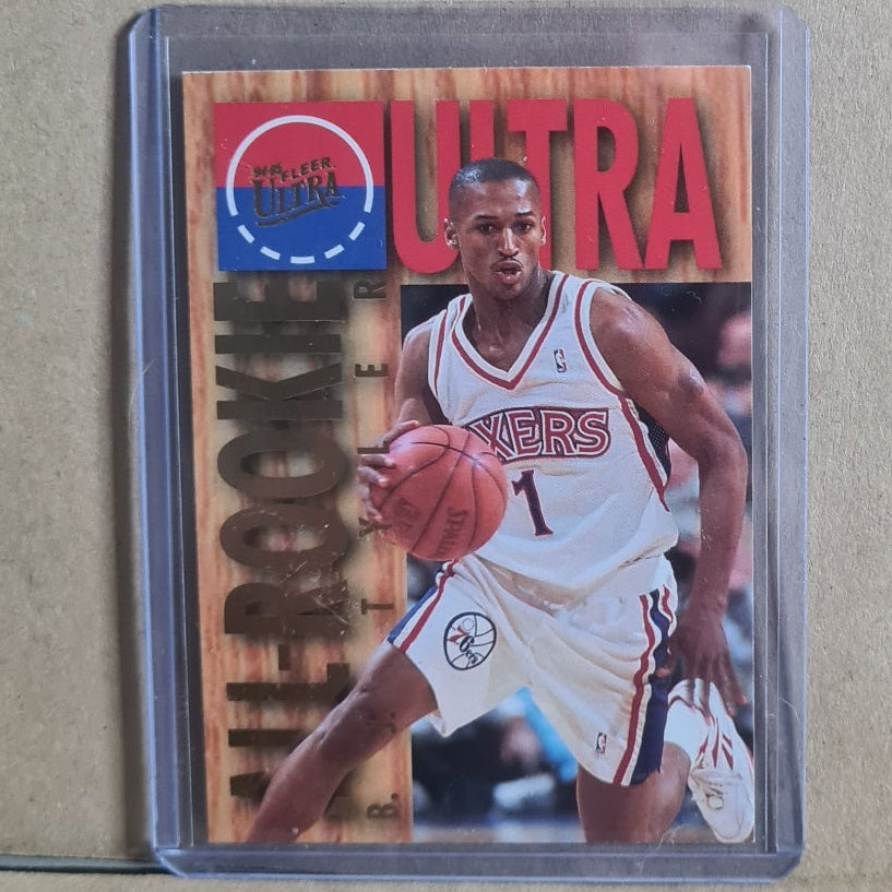 BJ Tyler 1995 Fleer Ultra 94-95 All-Rookie RC 14 of 15 NBA Philadelphia 76ers Excellent