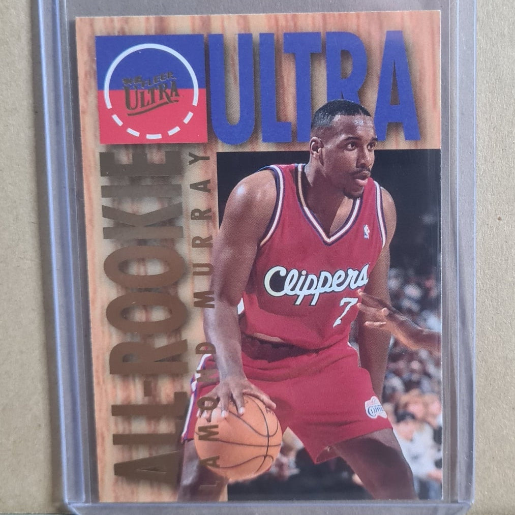 Lamond Murray 1995 Fleer Ultra 94-95 All-Rookie RC 8 of 15 NBA LA Clippers Excellent